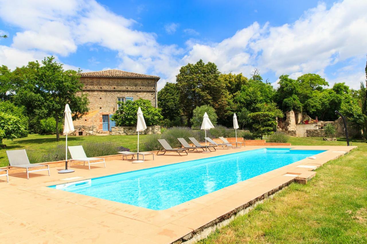 Bed and Breakfast Au Mas Des Calmettes Parisot  Exterior foto